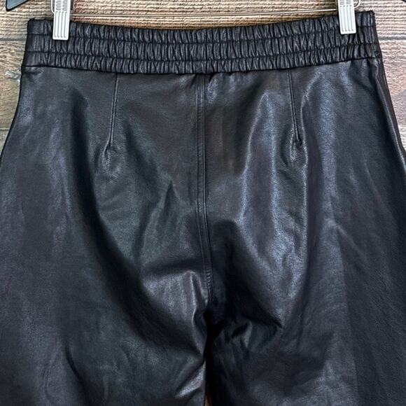 SPANX Leather Like Jogger Pants Black Size Medium - Picture 5 of 10